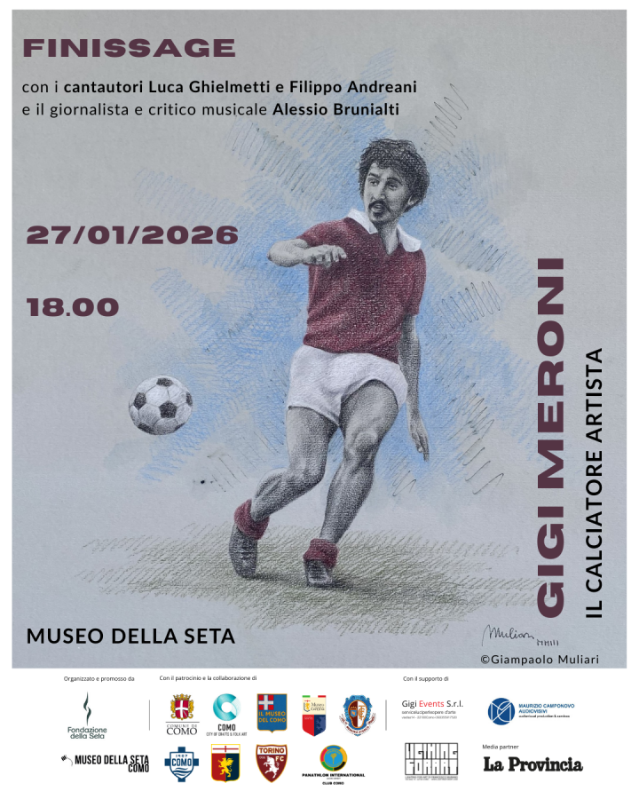 Finissage ''Gigi Meroni. Il calciatore artista''